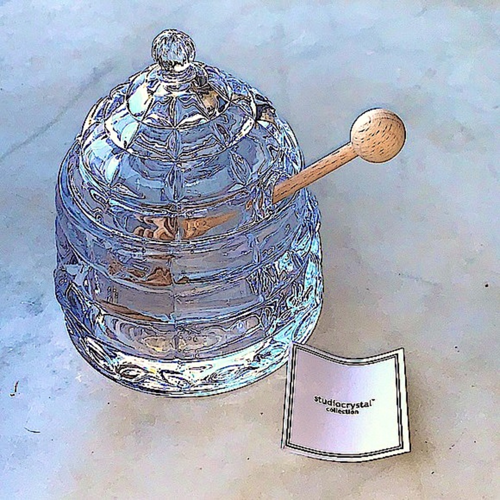 GODINGER BEEHIVE HONEY JAR